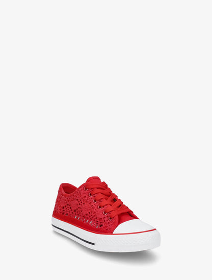 Tennis en crochet - Rouge - 2