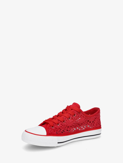 Tennis en crochet - Rouge - 3