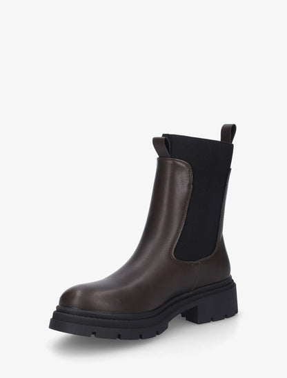 Bottines style chelsea - Marron - 3