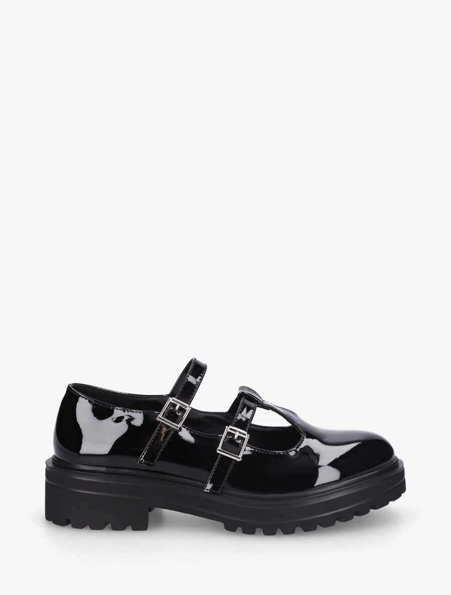 Derbies ajourés à boucles - Noir - 5