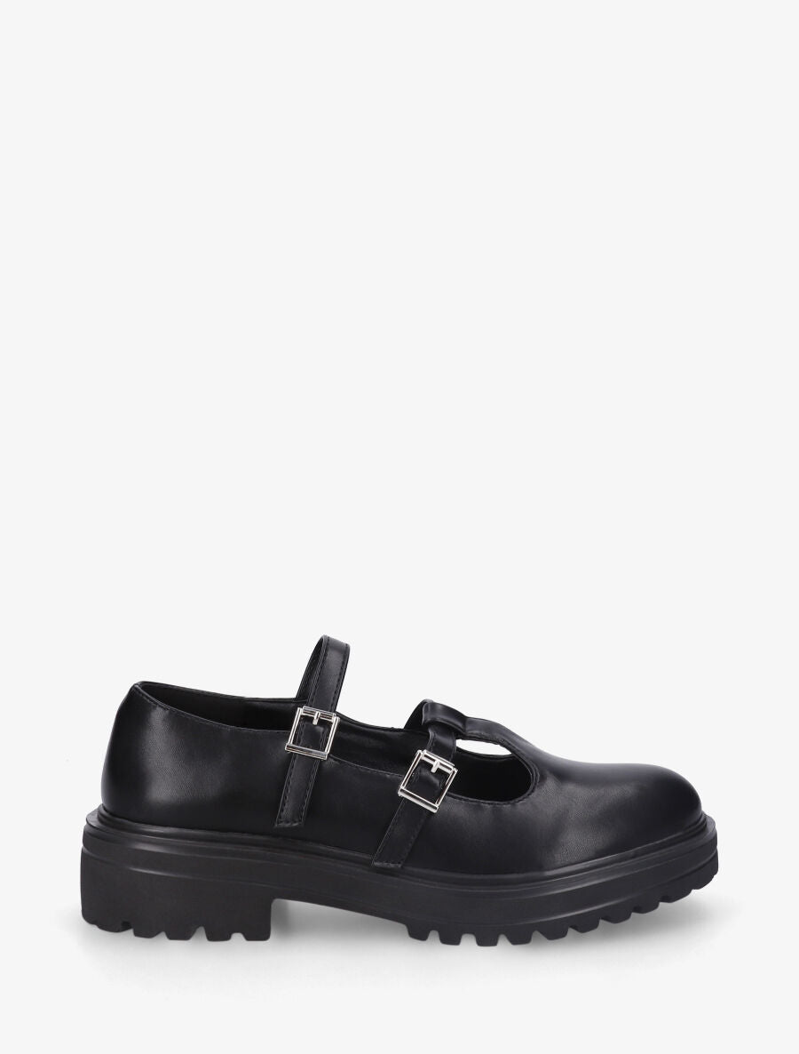 Derbies ajourés à boucles - Noir - 5