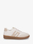 Baskets bimatière à contrefort contrastant - Beige - 1
