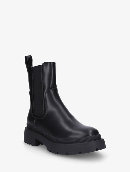 Bottines unies style chelsea - Noir - 2
