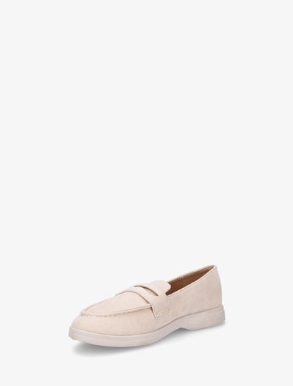 Mocassins en suédine - Beige - 3