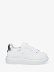 Sneakers classiques à contrefort nacré - Blanc/argent - 5