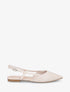 Ballerines ouvertes à bouts pointus en simili - Beige - 5
