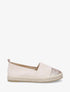 Espadrilles plates en suédine et à paillettes - Rose pâle - 5