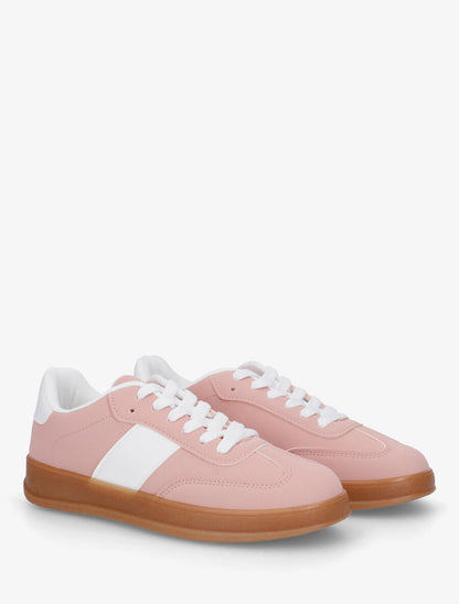Baskets classiques en simili - Rose - 4