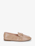 Mocassins en simili à semelle plate - Taupe - 5