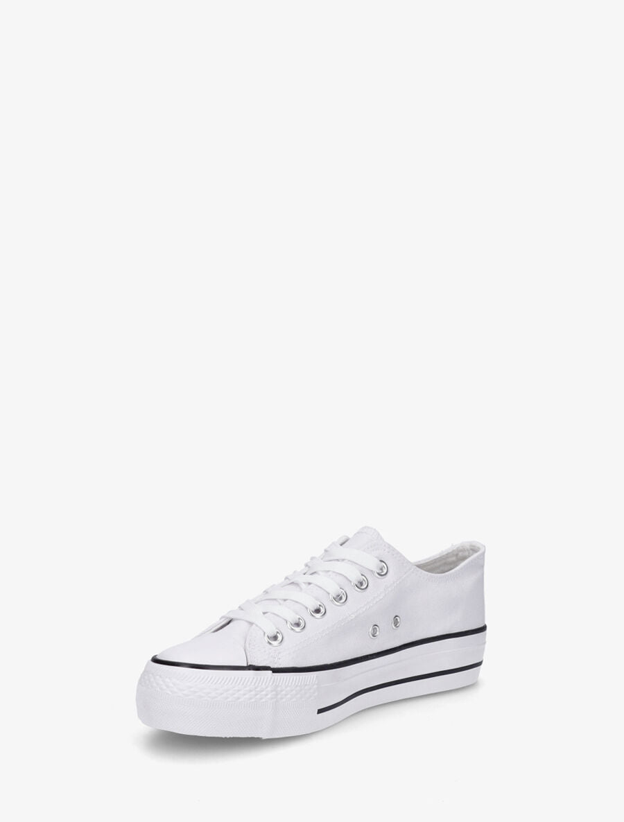 Baskets en toile - Blanc - 3
