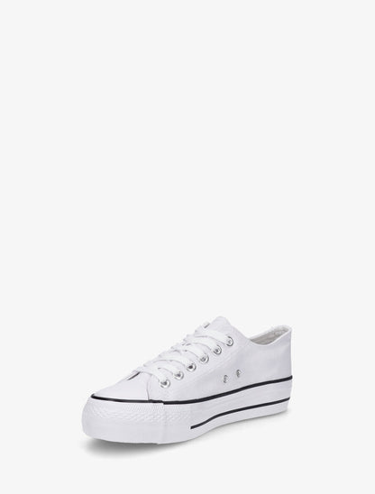Baskets en toile - Blanc - 3