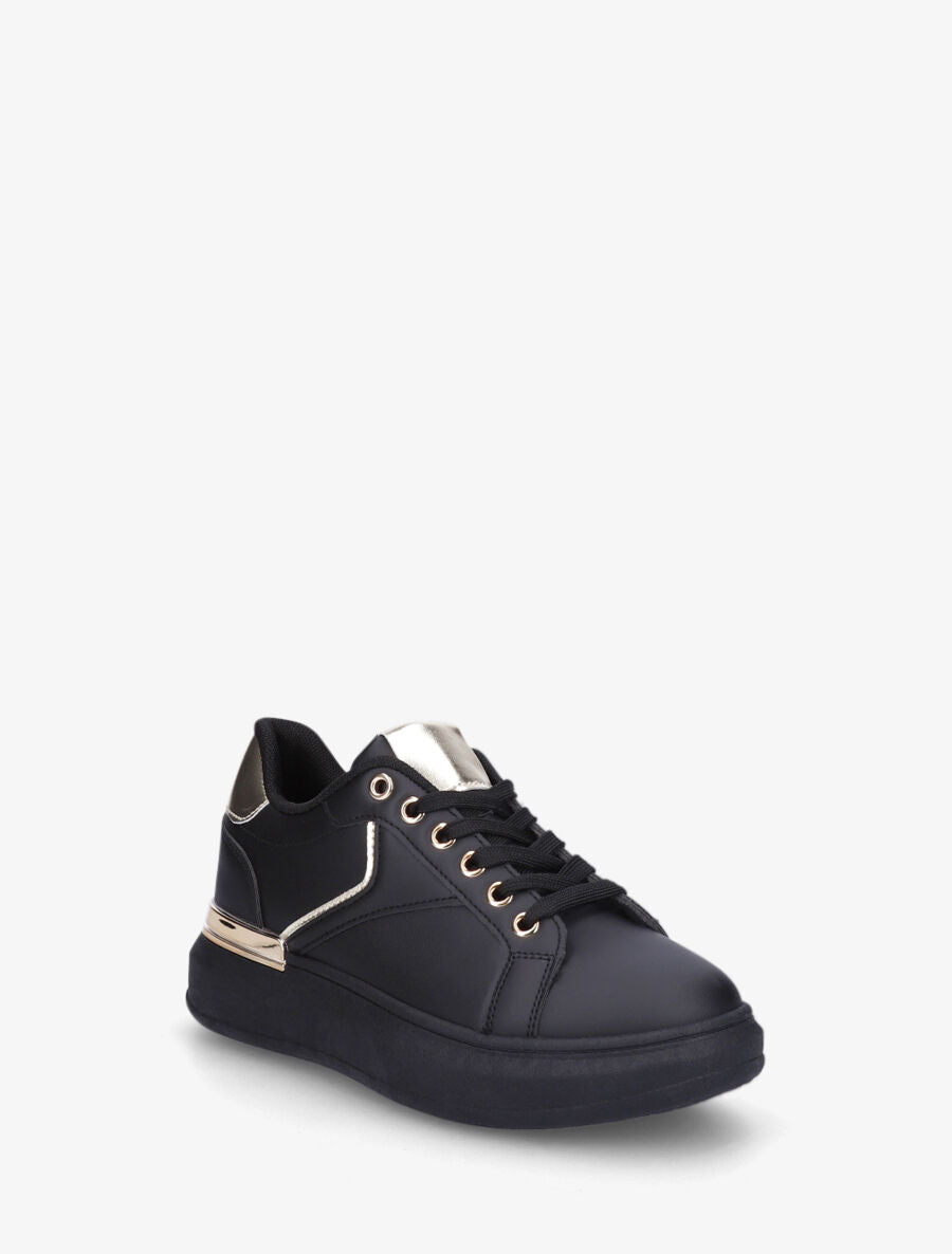 Sneakers à empiècement métallique - Noir - 2
