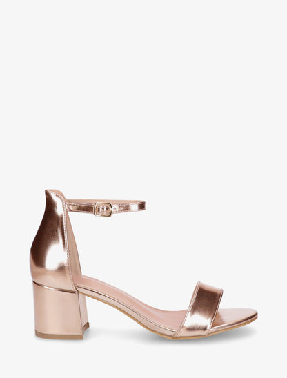 Sandales basiques à bride - Rose gold - 1