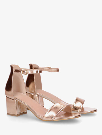 Sandales basiques à bride - Rose gold - 4