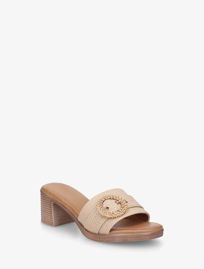 Mules à ganse effet panier d&