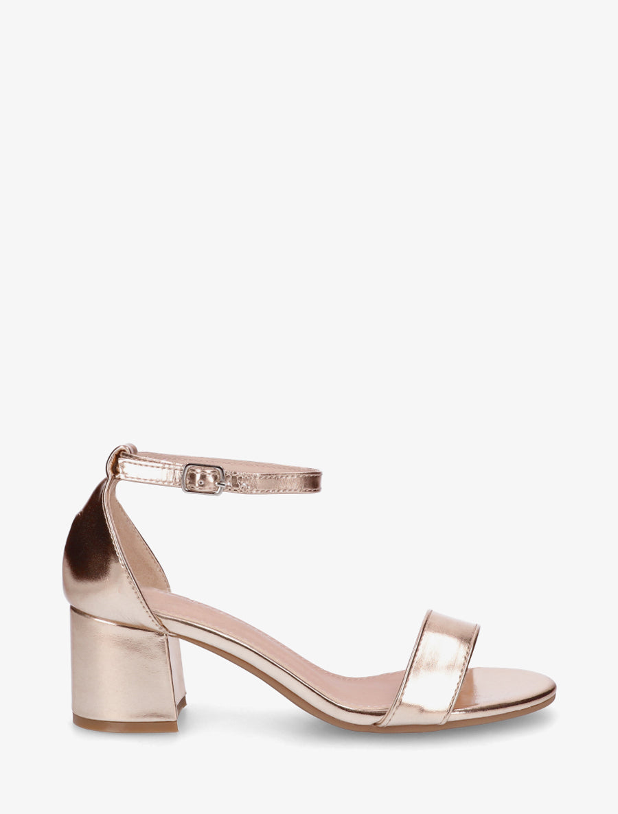 Sandales classiques à talon - Rose gold - 1