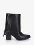 Bottines à revers et bouts pointus - Noir - 1