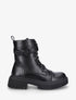 Bottines lacées style rangers - Noir - 1