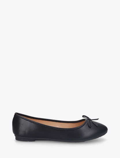 Ballerines en simili noeud irisé - Noir - 5