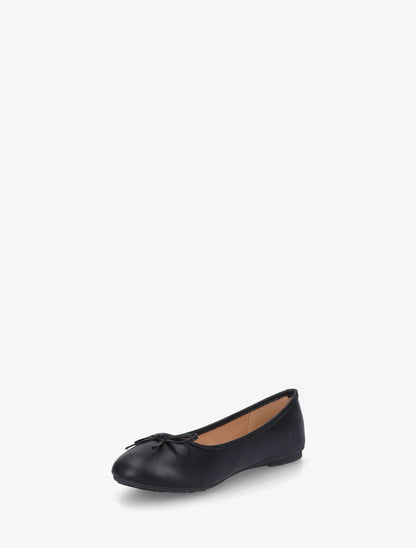 Ballerines en simili noeud irisé - Noir - 3