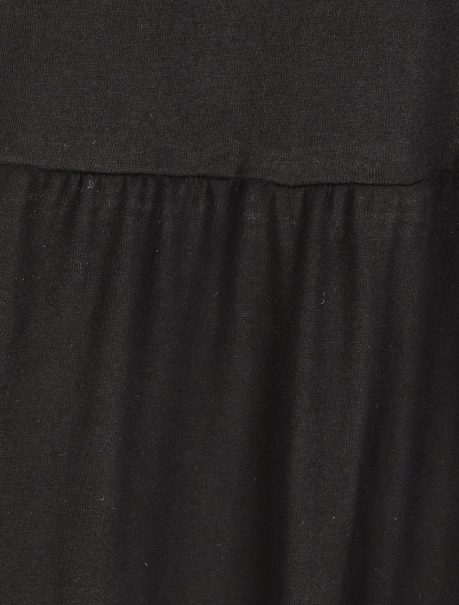 Robe longue unie évasée - Noir - 3