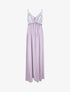 Robe longue à buste crochet - Lilas - 1