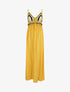 Robe longue à buste crochet - Jaune - 1