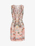 Robe mi-longue coupe droite - Rose - 1
