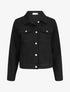 Veste oversize en jean basique - Noir - 4