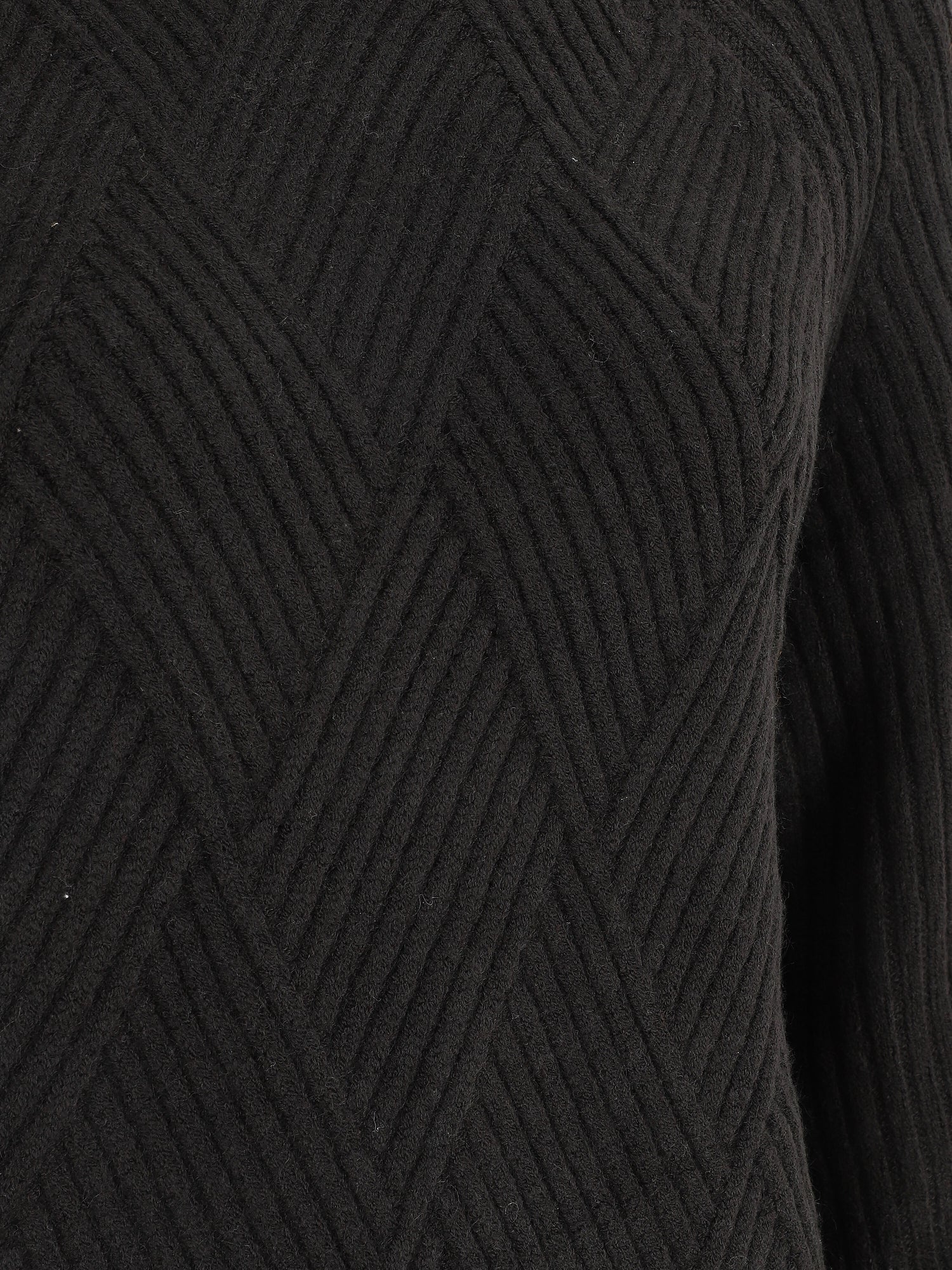 Robe pull à col montant - Noir - 3