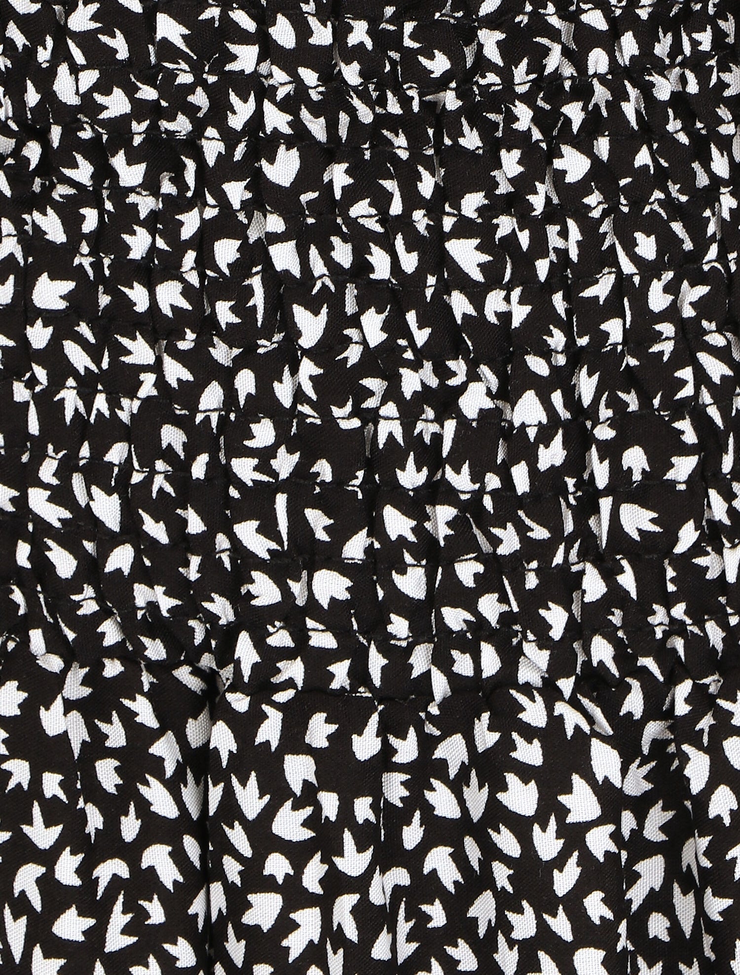 Robe longue à bretelles imprimé tulipe - Noir - 3