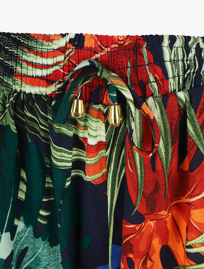 Short tropical bords en crochet - Marine - 3