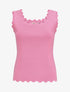 Top en maille sans manches - Rose - 4