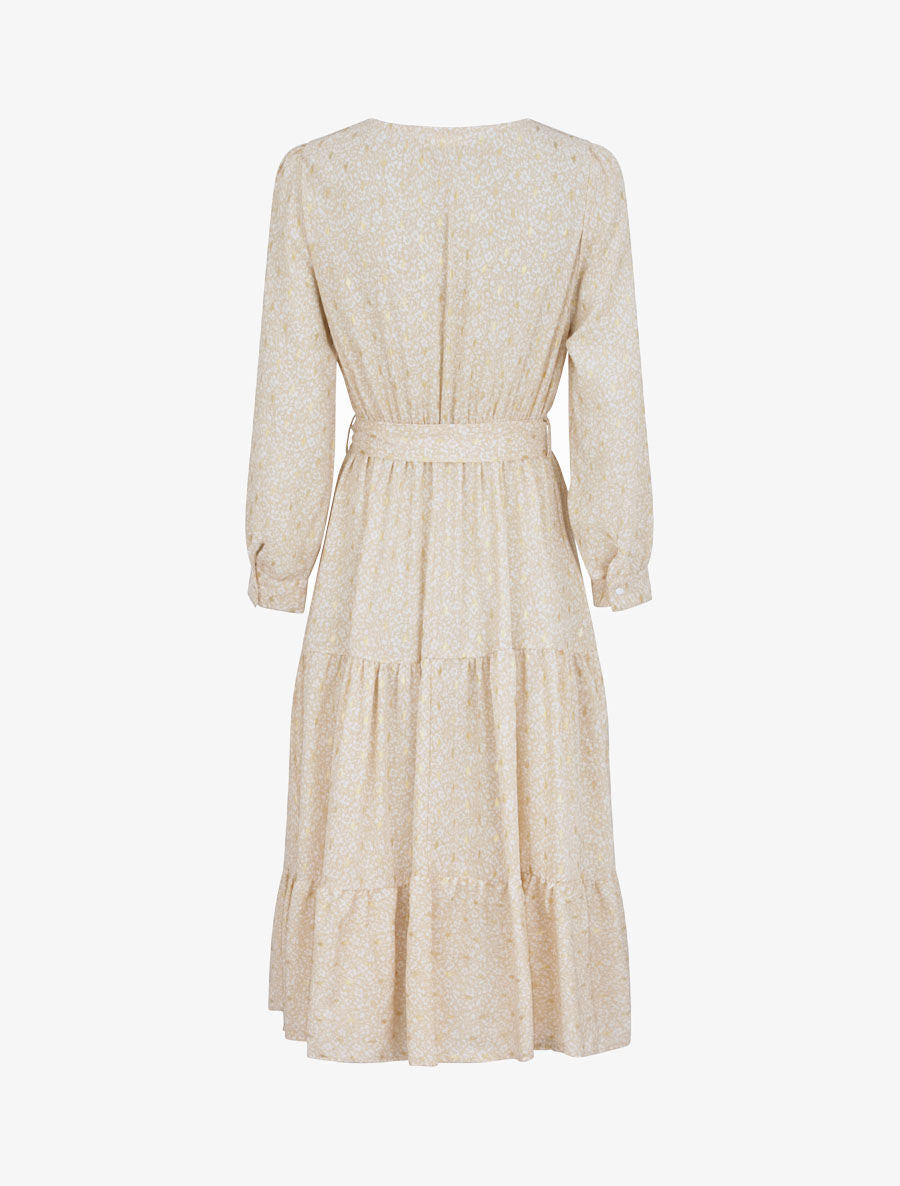 Robe longue patineuse imprimé fleurs d&