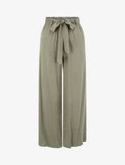 Pantalon fluide uni - Kaki - 1