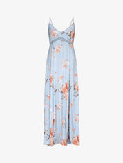Robe longue à imprimé fleurs d&