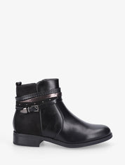 Bottines plates bi-matière - Noir - 5