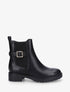 Bottines en simili unies - Noir - 5