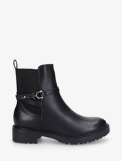 Bottines plates montantes - Noir - 1