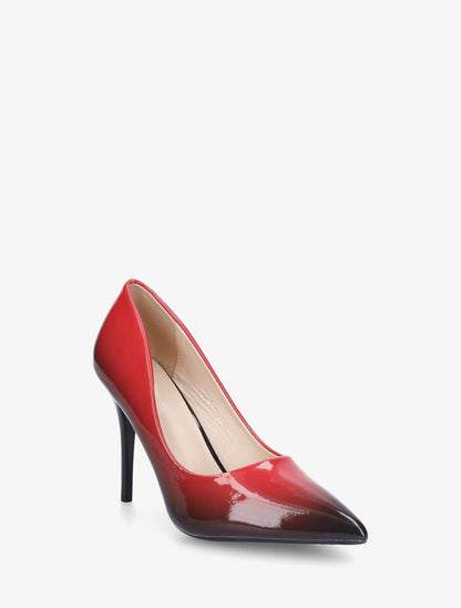 Escarpins à dégradé et talon aiguille - Rouge - 2