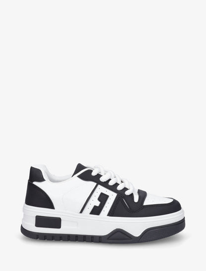 Sneakers à lacets épais - Noir - 1