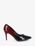 Escarpins vernis et bicolore à talon aiguille - Rouge - 1