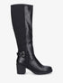 Bottes basiques en simili - Noir - 1