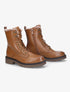 Boots grunge à chevilles fourrées - Camel - 1