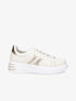 Baskets en simili à bandes irisées - Beige - 5