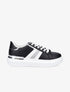 Sneakers à contrefort en suédine et à détail métallique - Noir - 1