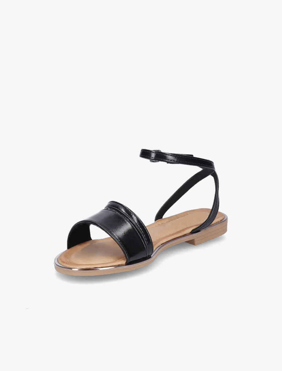 Nu-pieds à double brides - Noir - 4