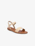 Nu-pieds basiques en simili - Beige - 5