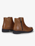 Bottines plates à détail python - Camel - 1