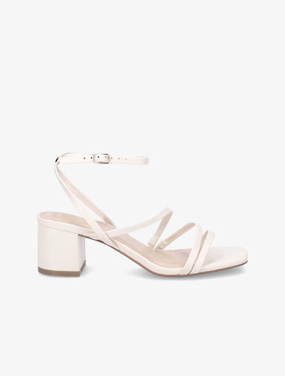 Sandales classiques à ganses et brides fines - Beige - 5